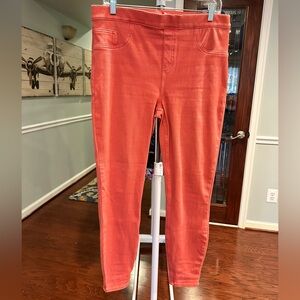 SPANX salmon colored pants